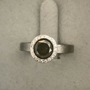 Todd Reed Palladium Raw Diamond Ring Size 4